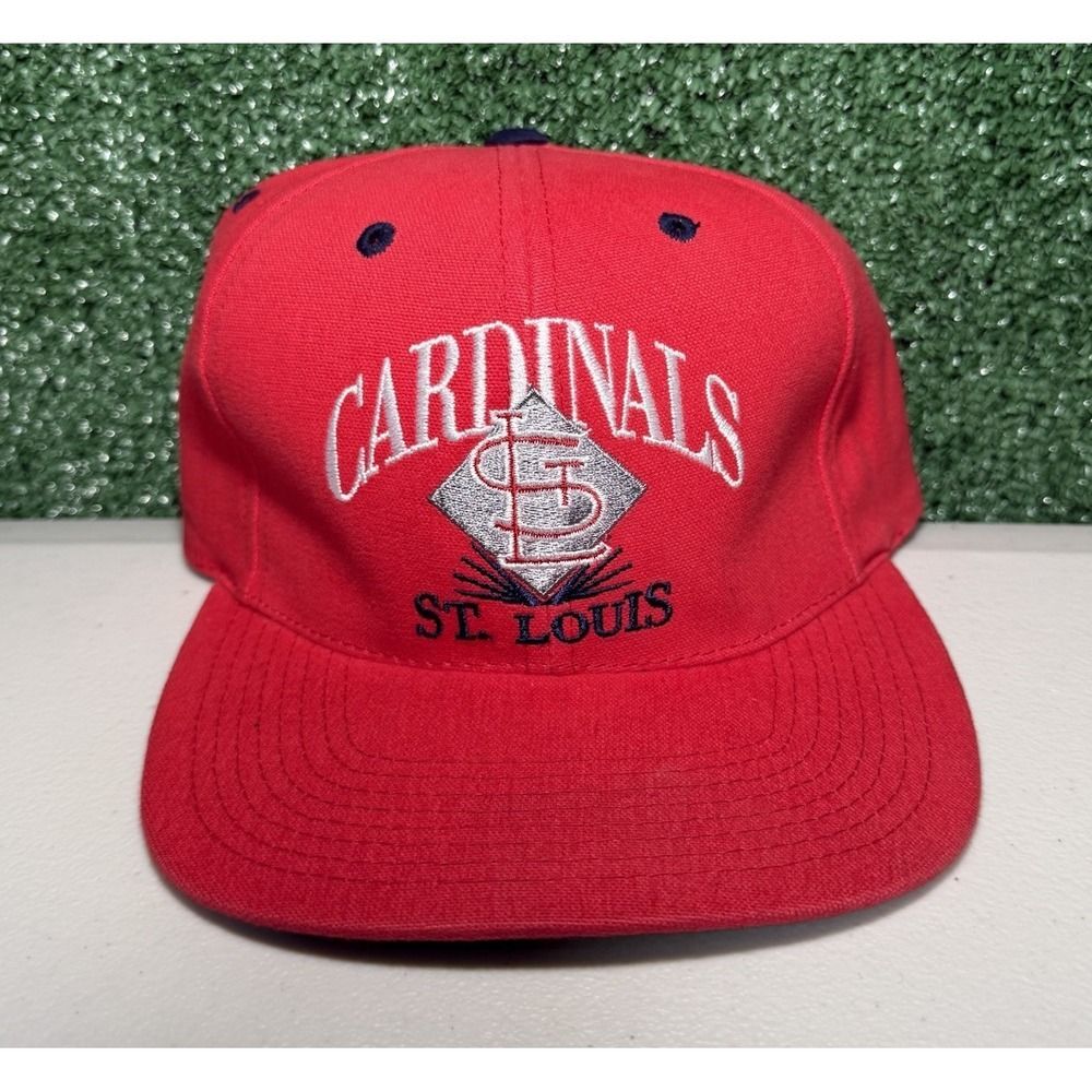 Vintage St. Louis Cardinals Baseball Hat MLB Embroidered Adjustable Cap Red OSFM